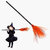Kaku Fancy Dresses Halloween Witch Flying Broom Stick Horror Costume - 3Pcs