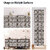 Bnezz Wallpapers  Wall Stickers Model (SquareScratch) Pack Of 1 Roll (40x300)cm Self Adhesive Wallpaper For Walls