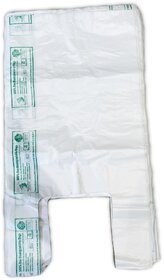 Tugs Oxo Biodegradable Carry Bags (Medium) Width 8 (2.5+2.5) Gusset Length 16 inch Size 13x16 Pack of 110 (500 gms)