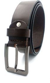 OLIVER WALK Men Genuine Leather Brown Belt
