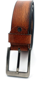 OLIVER WALK Men Leather Brown Black Mix Belt