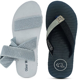 OLIVER WALK Attractive Boy Sandal And slipper (Set of 2)