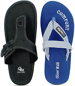 OLIVER WALK Men Sandal  Flip Flop Set of 2