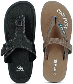 OLIVER WALK Fashionable Men Sandals (Set of 2)