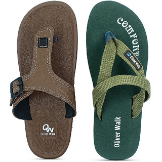 OLIVER WALK Men Flip Flop  Sandal Pack of 2