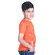 Kid Kupboard Cotton Boys T-Shirt Dark Orange, Half-Sleeves, Round Neck