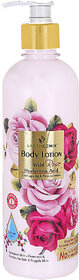 Earthgenix Body Lotion (Wild Rose + Hyaluronic Acid), (500ml), Increases Skins Firmness  Purifies for Soft  Supple Sk