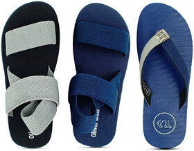 OLIVER WALK Men Flip-Flop  Sandals Set of 3