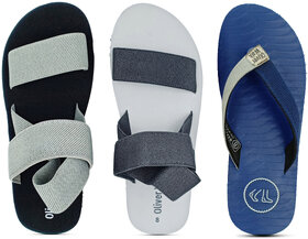 OLIVER WALK Men Flip-Flop  Sandal Set of 3