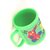 Anvi Embossed Cartoon Plastic 3D Mugs with Kids Favorite Cartoon Characters (Spiderman - Green)