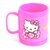 Anvi Embossed Cartoon Plastic 3D Mugs with Kids Favorite Cartoon Characters (Hello Kitty)