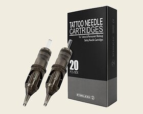 Mumbai Tattoo Tattoo Needle Cartridge 1RL Black Box ( Pack Of 20 )