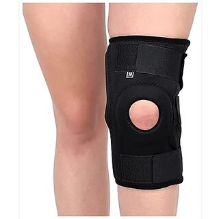 FAIRBIZPS Adjustable Knee Brace Wrap Arounds Knee Brace Knee Support for Knee Joint Recovery or Injury Prevention Unisex