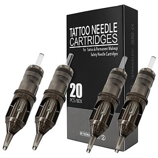 Mumbai Tattoo Tattoo Needle Cartridge 5RL Black Box ( Pack Of 20 )
