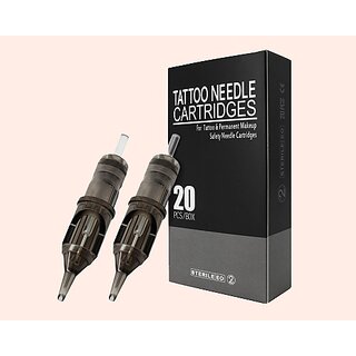 Mumbai Tattoo Tattoo Needle Cartridge 7RS Black Box ( Pack Of 20 )