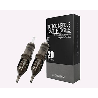 Mumbai Tattoo Tattoo Needle Cartridge 11RS Black Box ( Pack Of 20 )