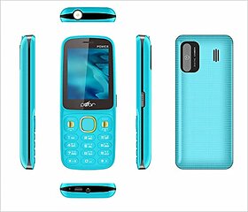 Pear Power (Single Sim, 3000mAh Battery, 2.4 Inch, Display, LIGHT BLUE)