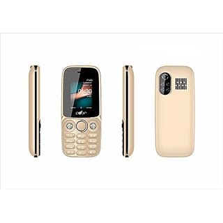 PEAR P500 (Single Sim, 3000mAh Battery, 1.8 Inch, Display, GOLD)