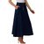 Long Blue Denim Skirt