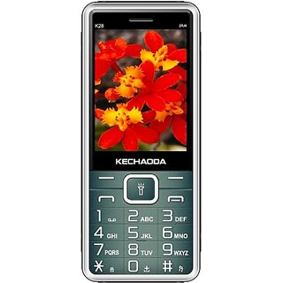 Kechaoda K28 Plus (Dual SIM, 2.8 Inch Display, 1700 mAh Battery, Blue)