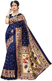 SVB Sarees Blue Colour Printed Saree