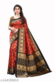 SVB Sarees Red Colour Printed Saree