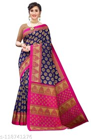 SVB Sarees Blue Colour Printed Saree