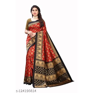 SVB Sarees Red Colour Printed Saree