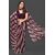 Multicolour Pure Georgette Printed Saree With Blouse Piece