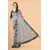 Grey Colour Simar Silk Embroideried Saree With Lace