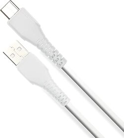 ZEBRONICS Zeb-TU240C USB to Type C Cable Charge and Sync 1 Metre Length (White).