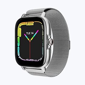 Zebronics Smart Watch Zeb FIT 380 CH 1.69 inch Full Touch Square Display BT Calling Feature Camera/ Music Control v5.0 Charge time 1.5-2 1 Button on The Right Side 250mAh Built-in rechargeabl.