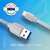 ZEBRONICS Zeb-TU300C USB to Type C Cable Charge and Sync for Tablet Smartphone - 1 Meter Length (White).
