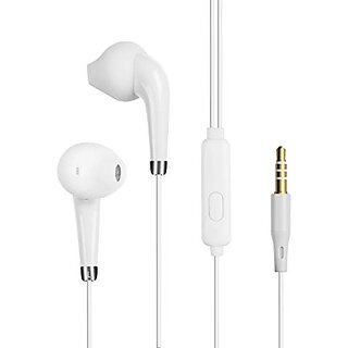 ZEBRONICS Zeb-Calyx Wired in Ear Earphone with Mic (White)