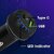 Zebronics ZEB-CC5236Q Car Charger with 36W Rapid charge Type C/USB output LED indicator intelligent charging ABS plastic Protections for Short circuit/over current/voltage and temperature (Black)