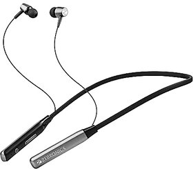 Zebronics Zeb-Lark Metallic Wireless in Ear Neckband Earphone with BT 5.0 Rapid Fast Charging (Metallic Black).