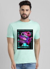 29K Mens Round Neck Half Sleeve Printed Tshirt