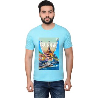 29K Mens Round Neck Half Sleeve Printed Tshirt