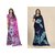 SVB Sarees Multicolor Art Silk Printed Sarees Pack Of 2 Saree