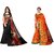 SVB Sarees Multicolor Art Silk Printed Sarees Pack Of 2 Saree