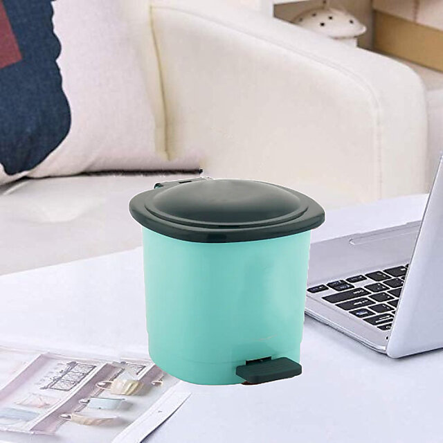 Buy Mannat Small Table Dustbin Desktop Dustbin with Attached lid ...