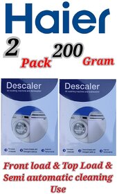 Use For Haier Pack of 2(100grams x 2= 200grams) Descaling Powder Washing Machine