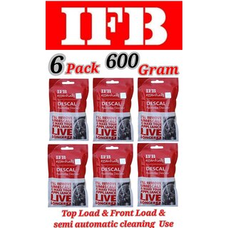 Use For IFB Pack of 6(100grams x 6= 600grams) Descaling Powder Washing Machine