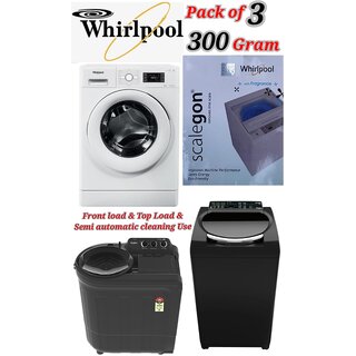 Use For Whirlpool Pack of 3(100grams x 3= 300grams) Descaling Powder Washing Machine