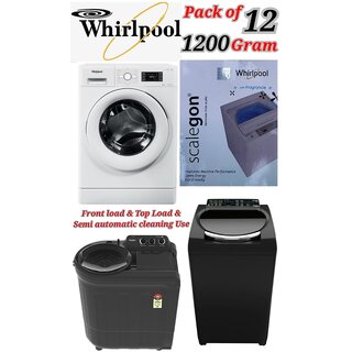 Use For Whirlpool Pack of 12(100grams x 12= 1200grams) Descaling Powder Washing Machine