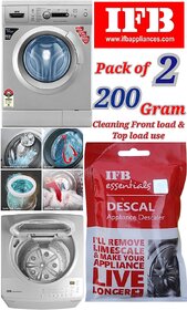 Use For IFB Pack of 2(100grams x 2= 200grams) Descaling Powder Washing Machine