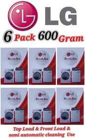 Use For LG Pack of 6(100grams x 6 600grams) Descaling Powder Washing Machine