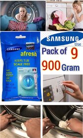 Use For SAMSUNG Pack of 9(100grams x 9=900grams) Descaling Powder Washing Machine