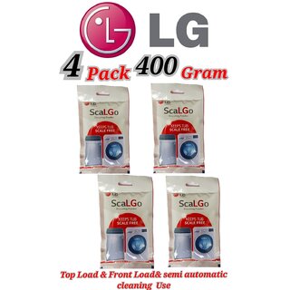 Use For LG Pack of 4(100grams x 4= 400grams) Descaling Powder Washing Machine