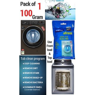 Use For SAMSUNG Pack of 1(100grams x 1=100grams) Descaling Powder Washing Machine